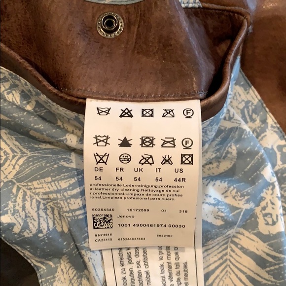 Hugo Boss Brown Leather Jacket - Picture 4 of 6